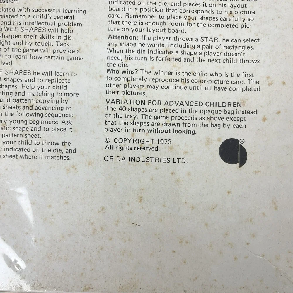 Orda Industries vintage 1973